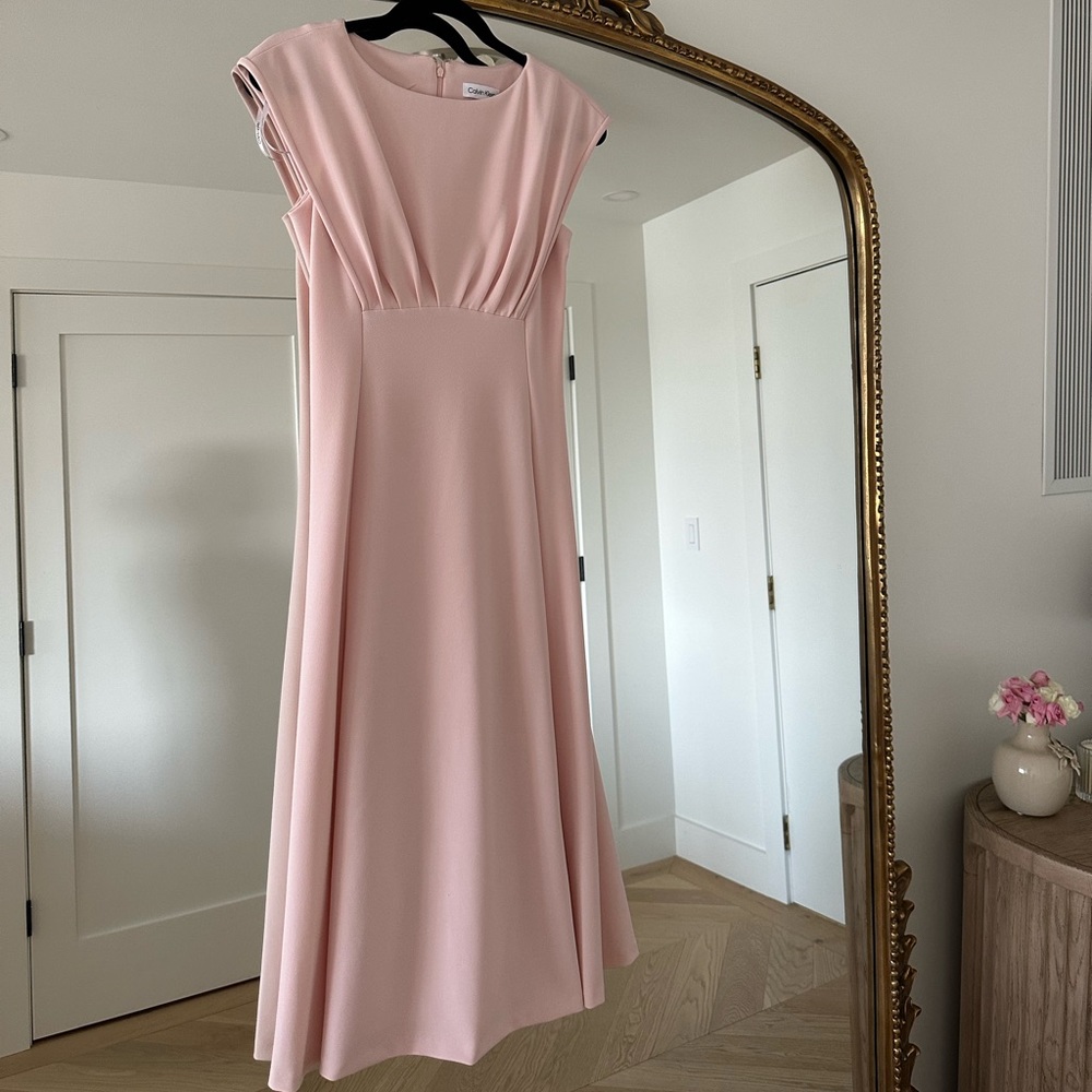 Calvin Klein Pink Midi Dress
